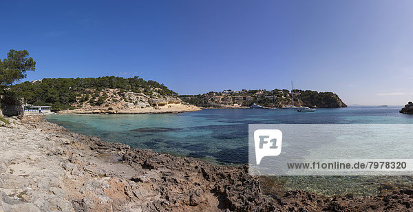 Spain  Balearic Islands  Mallorca  View of Three Finger Bay
