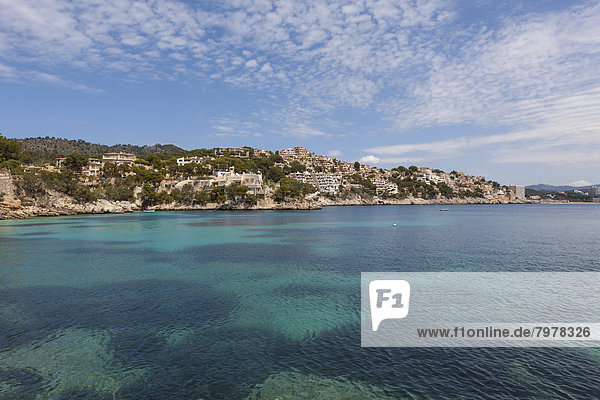 Spanien  Balearen  Mallorca  Blick auf das Hotel Cala Fornells