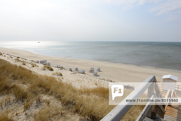 Strand bei Westerheide  Sylt  Schleswig-Holstein  Deutschland  Europa