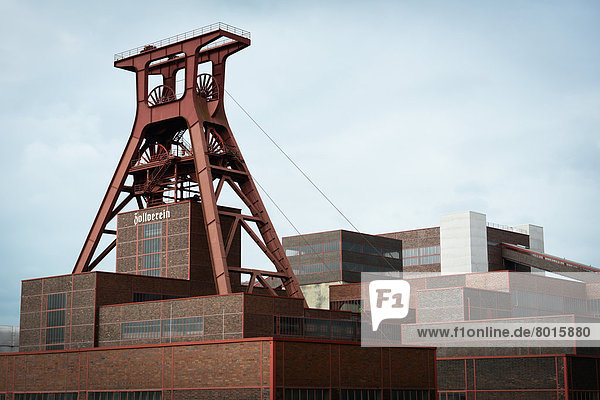 Zentralschachtanlage  Zeche Zollverein  Essen  Nordrhein-Westfalen  Deutschland  Europa