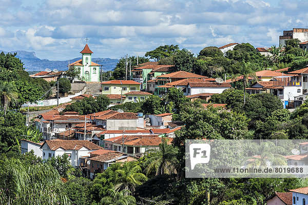 Blick über Diamantina mit der Kirche Nossa Senhora da Consolaçao