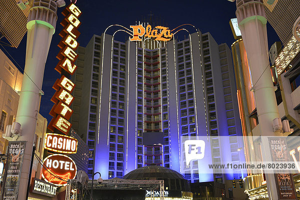 Plaza Casino Hotel  Fremont Street Experience im alten Las Vegas  Downtown