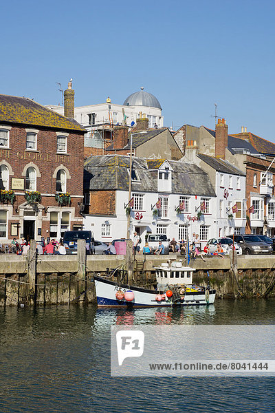 Old Harbour  Weymouth  Dorset  England  United Kingdom
