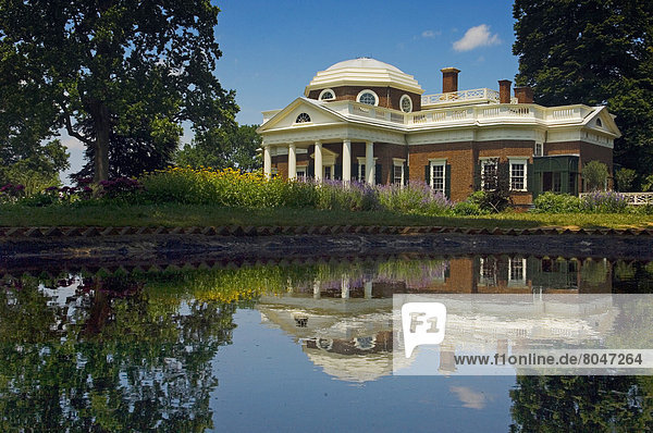 View of Monticello Charlottesville Virginia USA