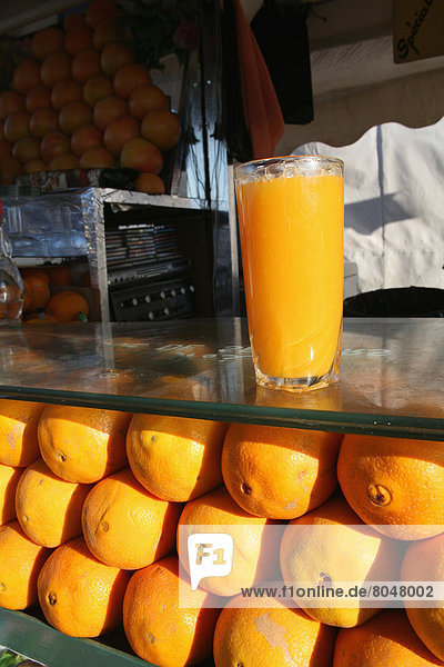 Blumenmarkt  Orange  Orangen  Apfelsine  Apfelsinen  tragbar  Saft  Marokko