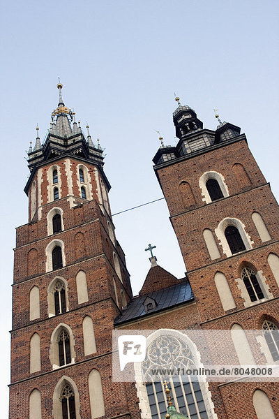 Ziegelstein  Kirche  bauen  Gotik  Basilika  Jahrhundert  Polen