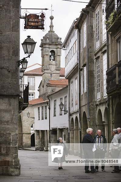 Mann  Straße  Stilleben  still  stills  Stillleben  Galicien  Nonne  alt  Santiago de Compostela  Spanien
