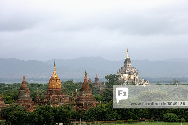 Buddhist pagodas  Bagan  Burma/Myanmar