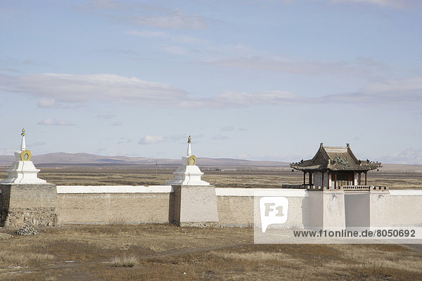 Wand  Kloster Erdene Zuu  Mongolei