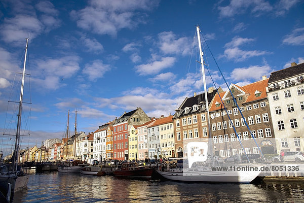 View of city marina  Copenhagen  Denmark