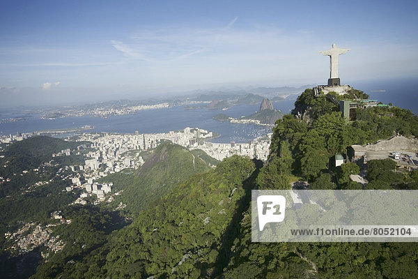 Christusstatue  Rio de Janeiro  Brasilien