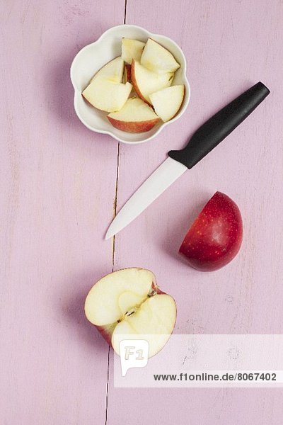 Aufgeschnittener Apfel