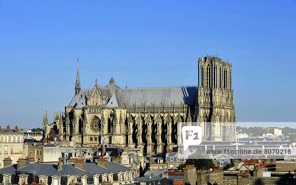 flirten  Ehrfurcht  Kunst  Kathedrale  früh  Beispiel  Gotik  Jahrhundert  Reims