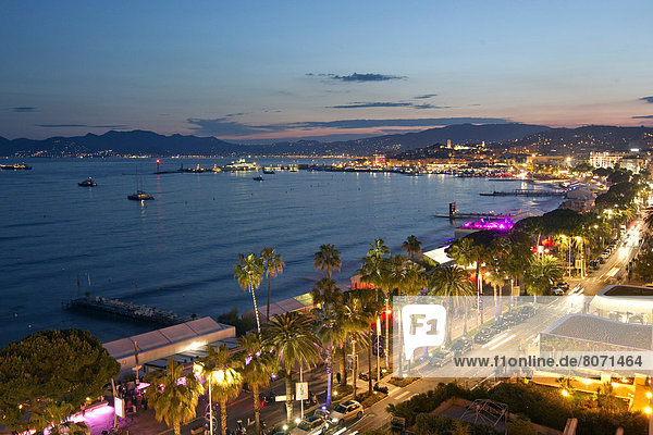 Nacht Ansicht Festival Cannes