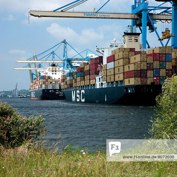Hafen Boot Container