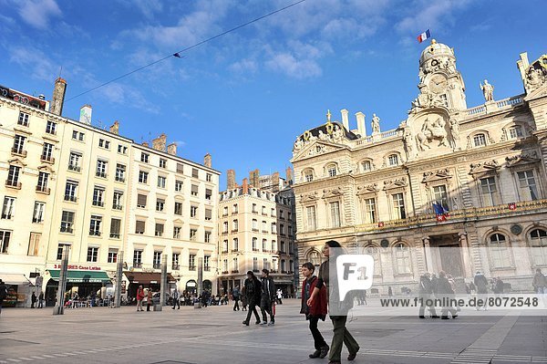 'Lyon (69) : the cityhall  ''place des Terreaux'' square'