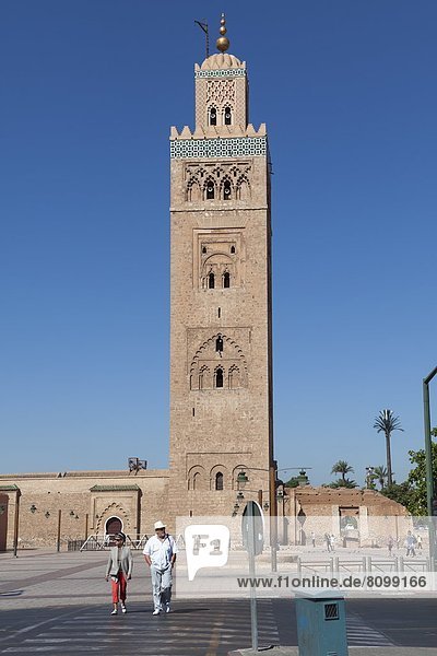 Nordafrika  UNESCO-Welterbe  Afrika  Koutoubia-Moschee  Marrakesch  Marokko