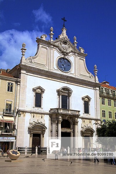 St. Dominic's Church  Lisbon  Portugal  South West Europe