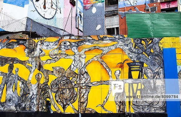 Havanna  Hauptstadt  krauses Haar  Afrolook  Afro  Afros  Wand  Kunst  Malerei  streichen  streicht  streichend  anstreichen  anstreichend  Karibik  Westindische Inseln  Mittelamerika  Kuba  Nachbarschaft