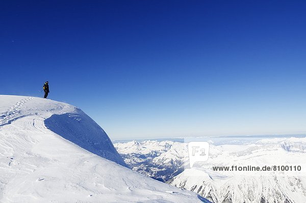 Aiguille du Midi ridge  Chamonix  Haute-Savoie  French Alps  France  Europe
