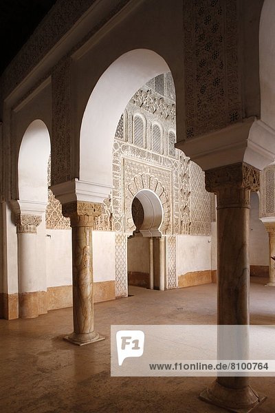 Nordafrika  unterhalb  Religion  Schule  Original  UNESCO-Welterbe  Marrakesch  Afrika  Marokko