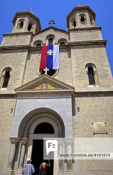 Church of St. Nicholas  Kotor  UNESCO World Heritage Site  Montenegro  Europe