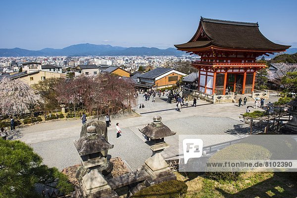 Kiyomizu-dera Buddhist Temple  UNESCO World Heritage Site  Kyoto  Japan  Asia