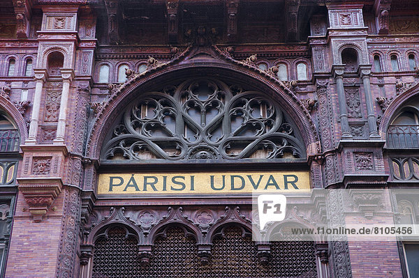 Parisi Udvar Department Store  Example Of Art Nouveau Architecture  Budapest  Hungary