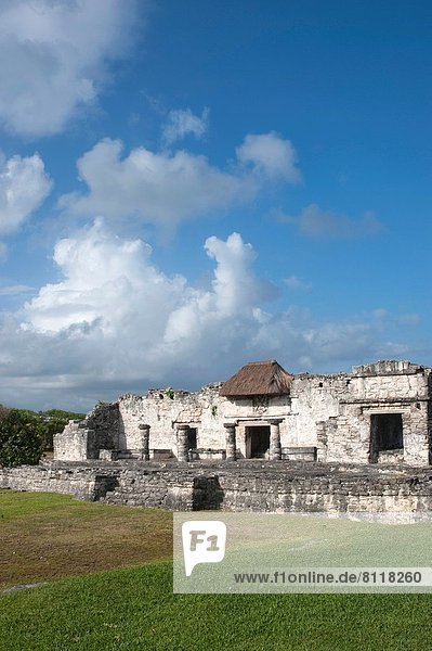 Ruine  Palast  Schloß  Schlösser  Mexiko  Maya  Riviera Maya  Tulum  Halbinsel Yucatan