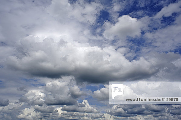 Haufenschichtwolken oder Stratocumulus-Wolken