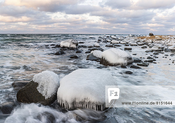 Ostseeküste im Winter