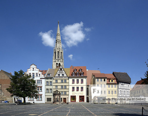 Stadt Kirche Quadrat Quadrate quadratisch quadratisches quadratischer Markt