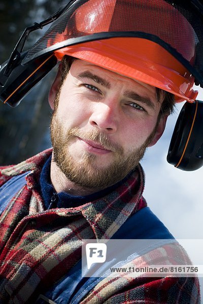 Portrait of lumberjack