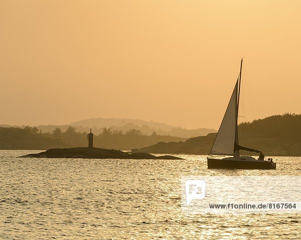 Segeln  Sonnenuntergang  Boot  Meer