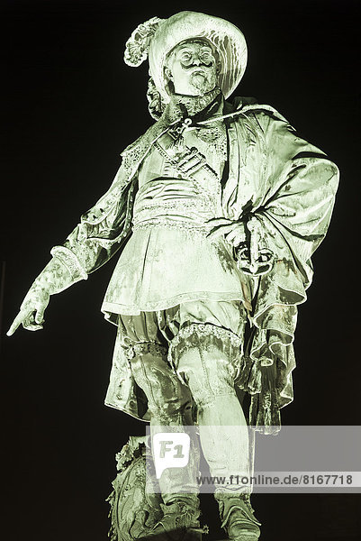 Historic statue  Gustavus Adolphus of Sweden