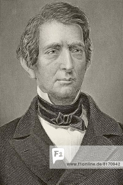 William Henry Seward 1801-1872. American Politician Who Negotiated Alaska Purchase. From The Book Gallery Of Historical Portraits Published C.1880.