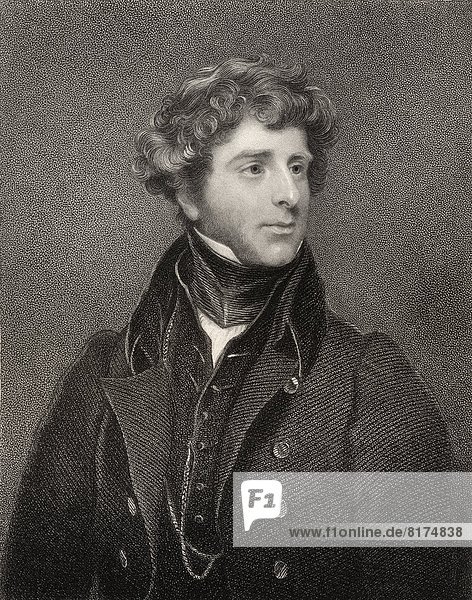 George James Agar Ellis Baron Dover 1797 To 1833 English Man Of Letters Engraved By E Scriven After T Philips From The Book National Portrait Gallery Volume Ii Published C 1835