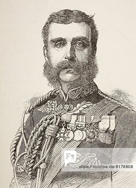 General Frederic Augustus Thesiger  2Nd Baron Chelmsford  1827 To 1905. British General. From Afrika  Dets Opdagelse  Erobring Og Kolonisation  Published In Copenhagen  1901.