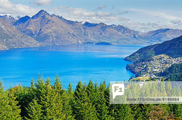 Lake Wakatipu Queenstown Südinsel Neuseeland