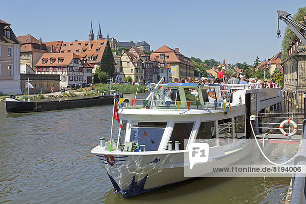 Passenger ship on the Regnitz River