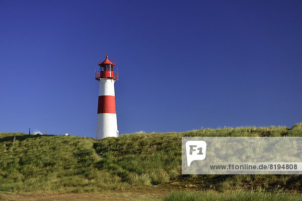 Leuchtturm  Sylt  Schleswig-Holstein  Deutschland  Europa