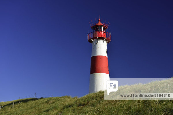 Leuchtturm  Sylt  Schleswig-Holstein  Deutschland  Europa