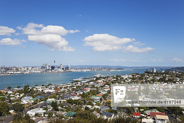 Neuseeland  Blick auf die Skyline von Auckland