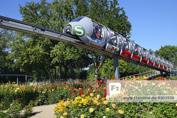 Monorailbahn auf dem Gelände der Internationalen Gartenschau 2013