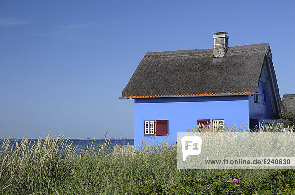 Strandhaus blau