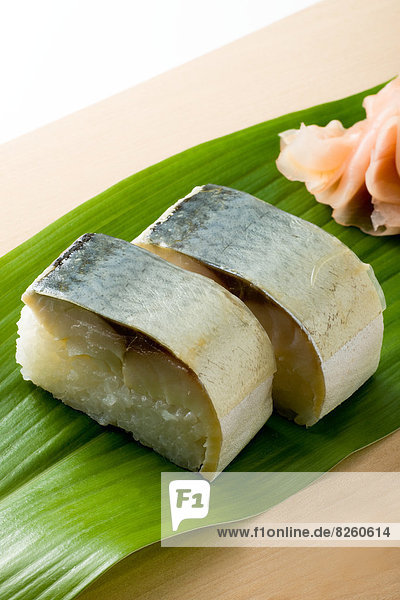 Oshizushi Of Mackerel