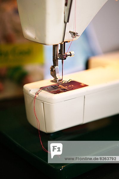 Sewing machine  close-up  Sweden.