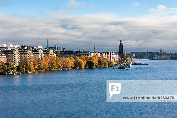 Stockholm  Hauptstadt  Riddarfjarden  Schweden