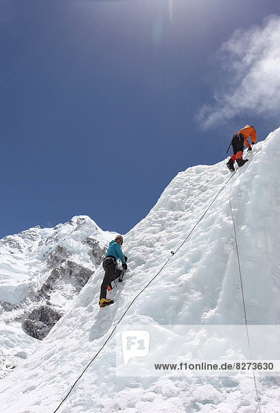 Climbing Mt. Everest