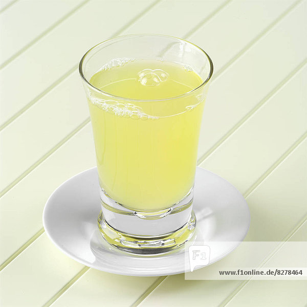 Glas Saft Ananas